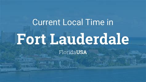 current time in fort lauderdale